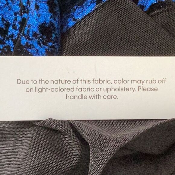 CALVIN KLEIN NWT WOMENS SIZE 4 DRESS KOBALT BLUE/BLACK - Picture 7 of 8